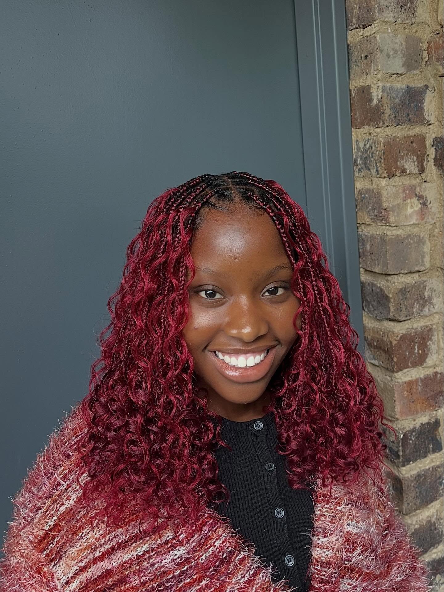 Beautiful hairstyle at Precious Hair Parlor